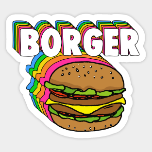 Do U Want Anyfing From Macdondald / Borgar Meme Sticker